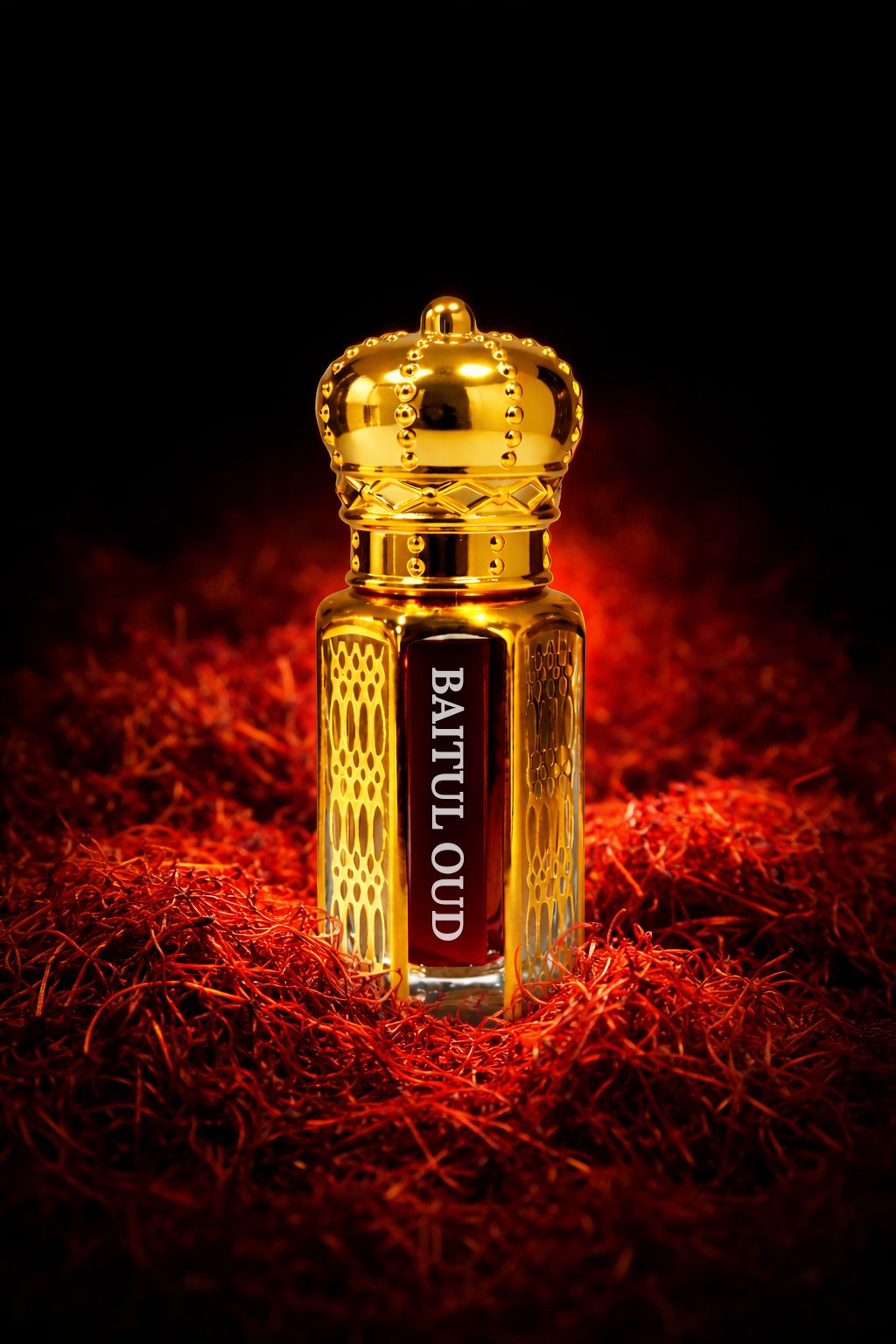 Mukhallat Zafran, Premium Saffron Attar By Baitul Oud